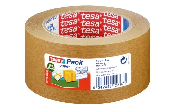 177568 Tesa 57180-00000-02 Emballasjetape TESA papir 50mx50 ecoLogo 